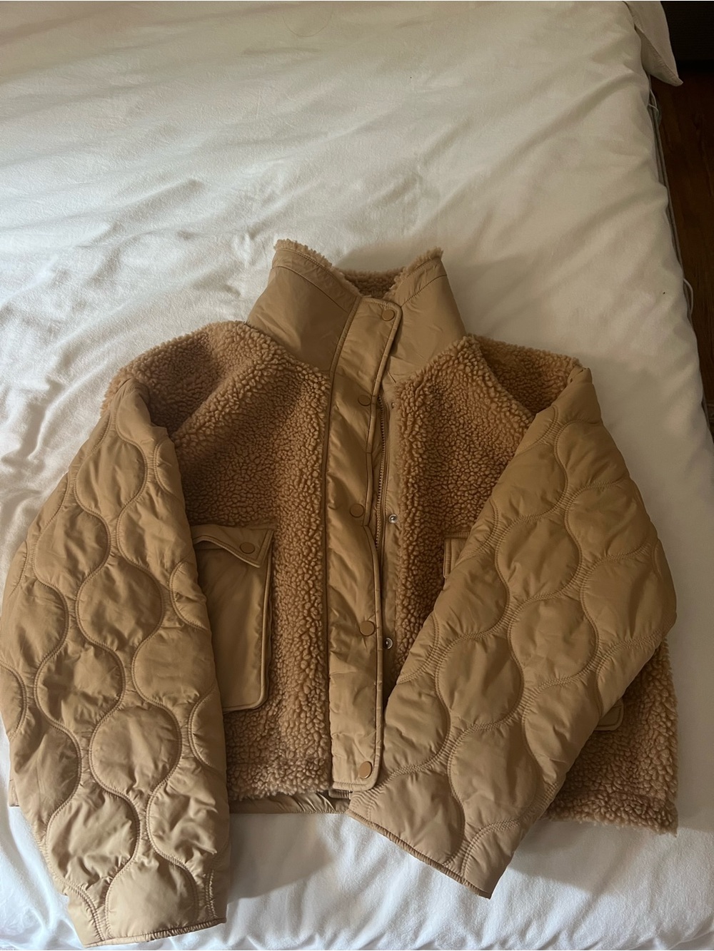 Athleta Fleece Hybrid Jacket